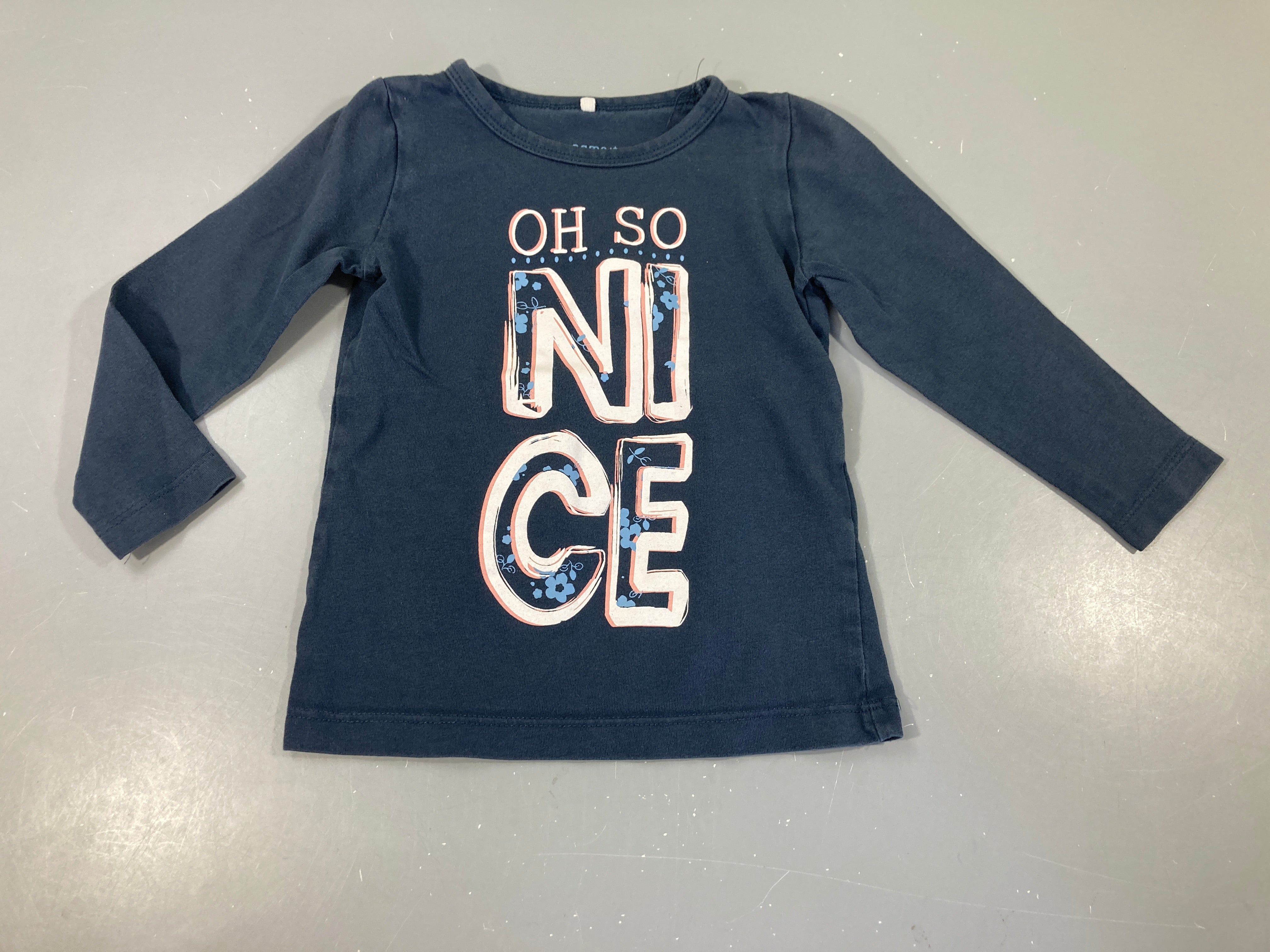 T-shirt m.l bleu foncé nice
