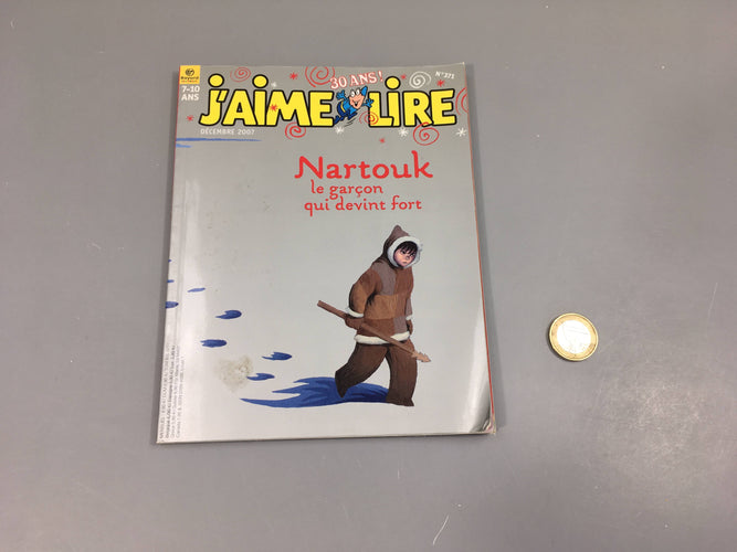 J'aime lire-Nartouk le garçon qui devient fort 7-10a, moins cher chez Petit Kiwi