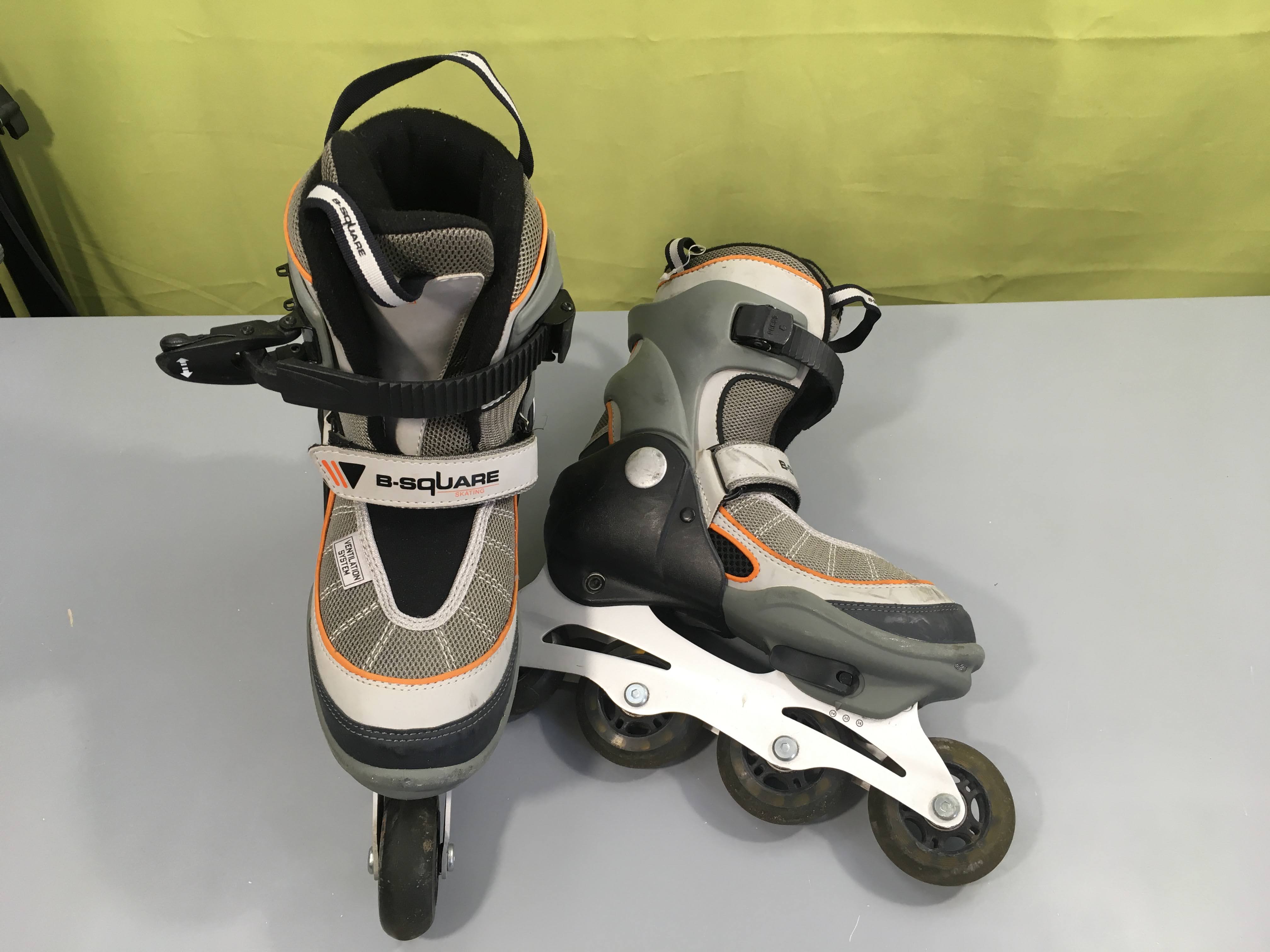 Roller gris/orange B-SQUARE-chassis alu-Griffures