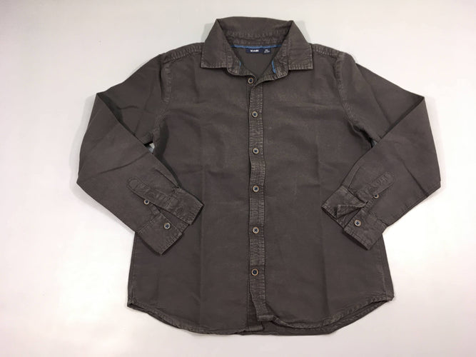 Chemise m.l noire 100% coton, moins cher chez Petit Kiwi