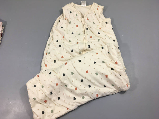 Sac de couchage Miffy, écru petits lapins, moins cher chez Petit Kiwi