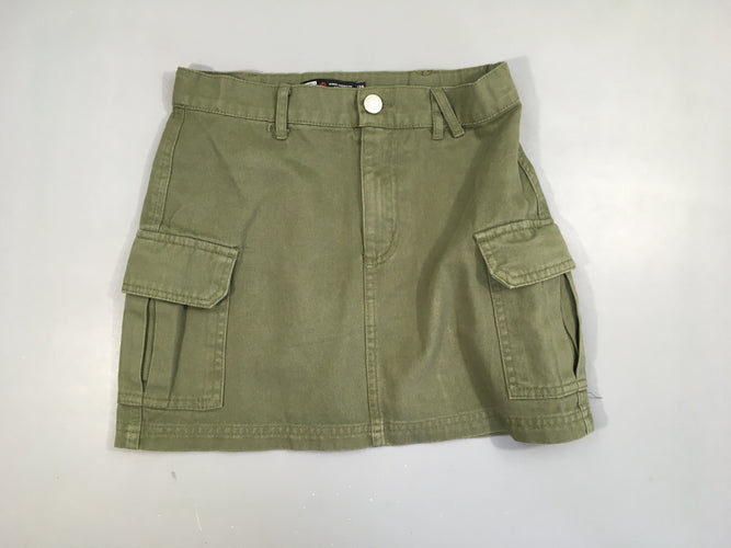 Jupe kaki poches latérales, moins cher chez Petit Kiwi