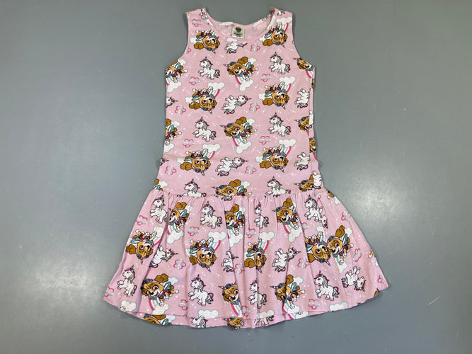 Robe s.m jersey rose clair Pat patrouille, moins cher chez Petit Kiwi