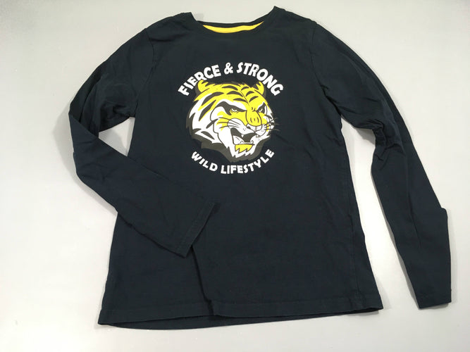 T-shirt m.l bleu foncé , tigre, moins cher chez Petit Kiwi