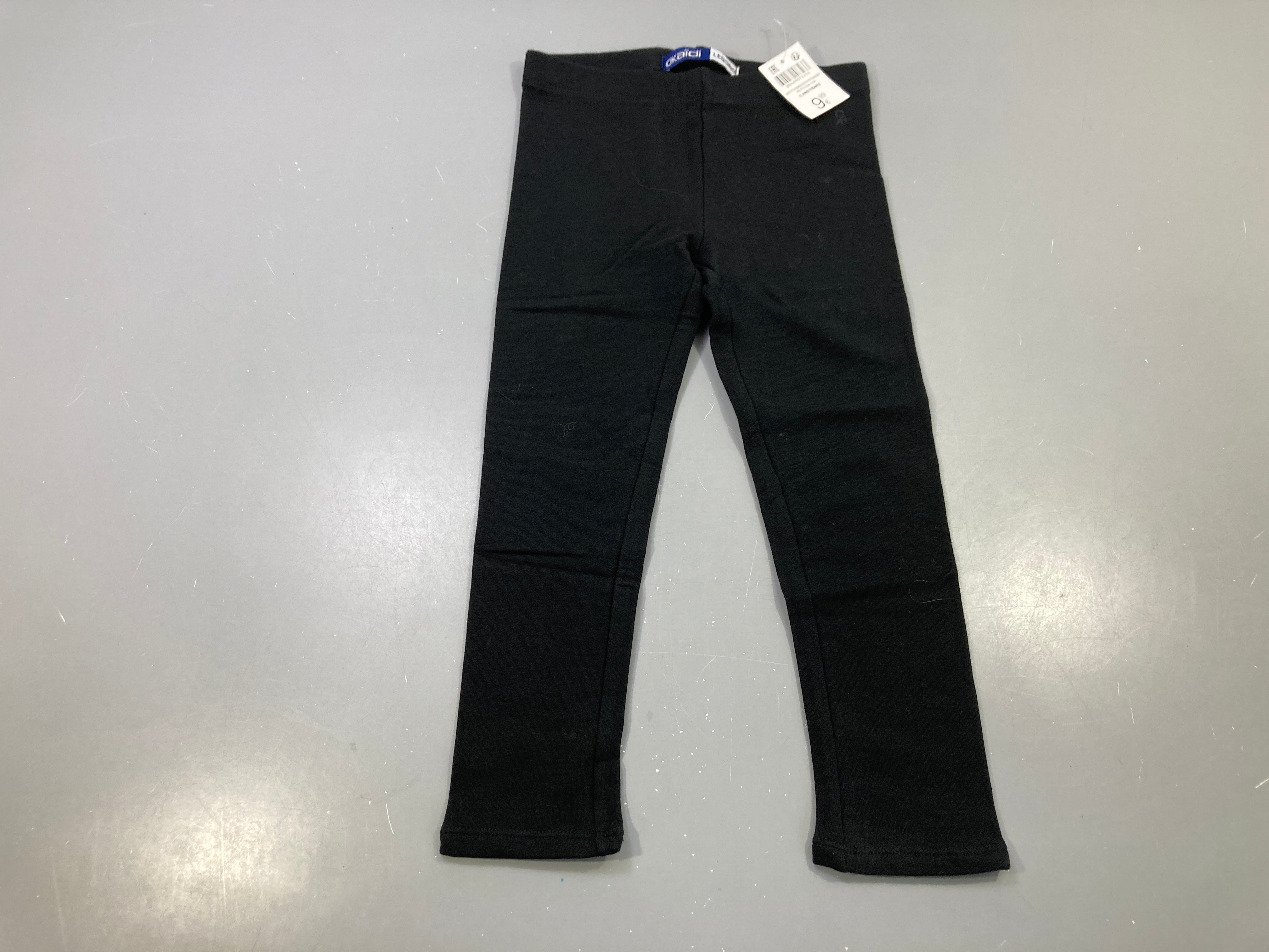Legging épais noir uni, neuf avec étiquette