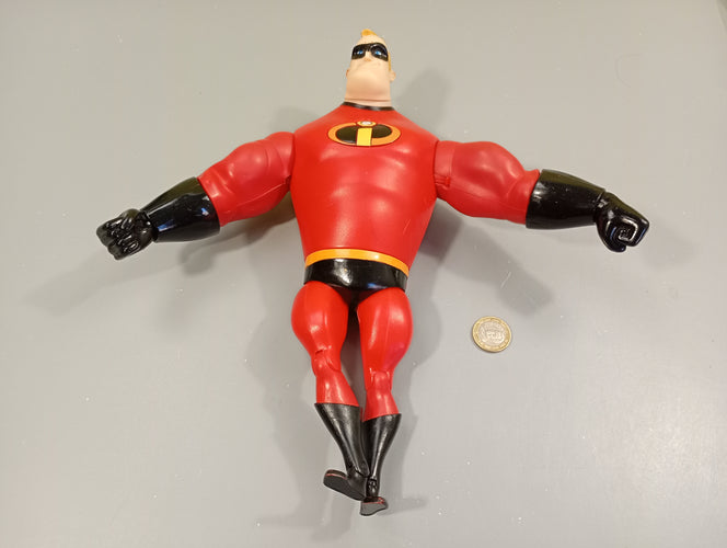 Figurine sonore Mr indestructible , bras et jambes articulés  30cm, moins cher chez Petit Kiwi