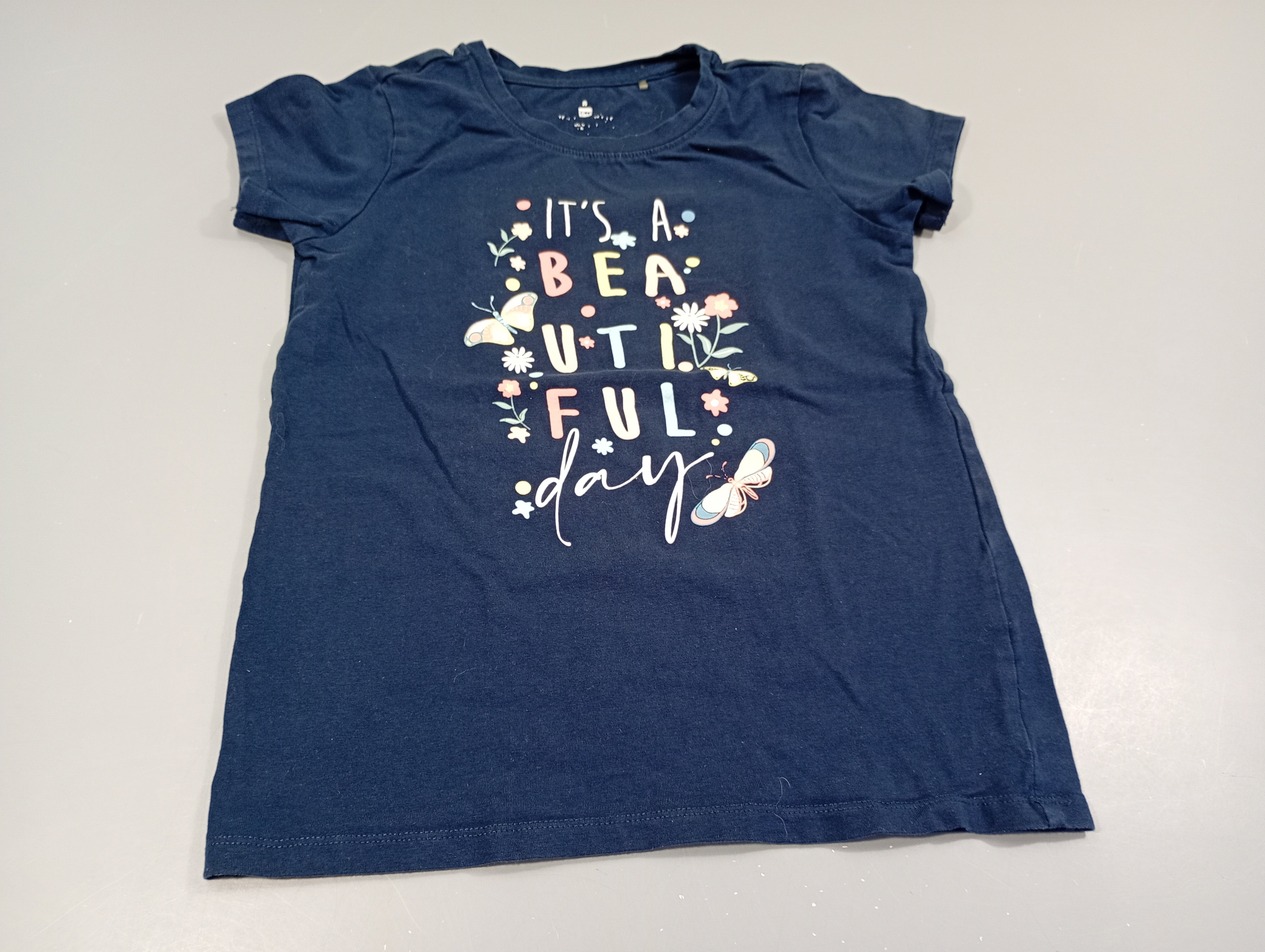 T-shirt m.c bleu marine 