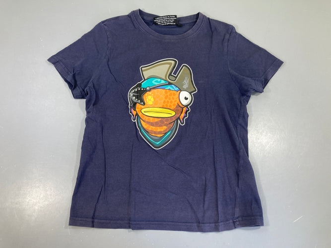 T-shirt m.c bleu foncé Fortnite, moins cher chez Petit Kiwi