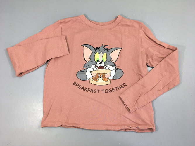 Sweat vieux rose Tom&Jerr.y, moins cher chez Petit Kiwi