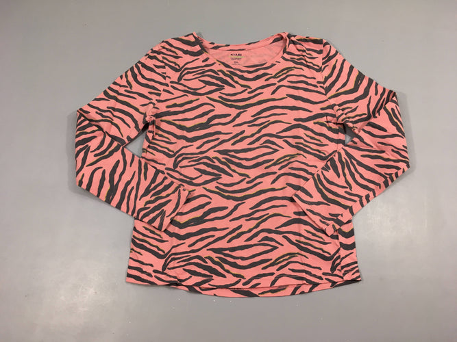 T-shirt m.l rose tigré, moins cher chez Petit Kiwi