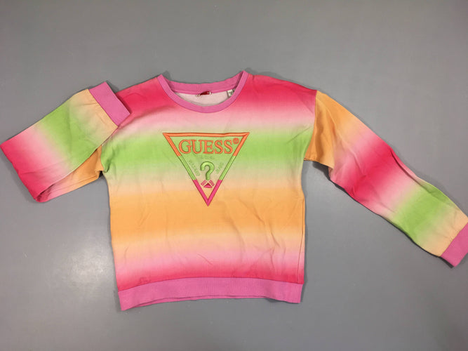 Sweat arc-en-ciel GUESS, moins cher chez Petit Kiwi