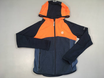 Survêtement sport bleu-orange-Légèrement bouloché