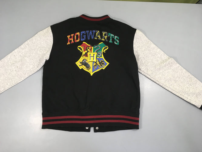 Sweat épais à pression Hogwarts Harr.y Potter noir-gris, moins cher chez Petit Kiwi