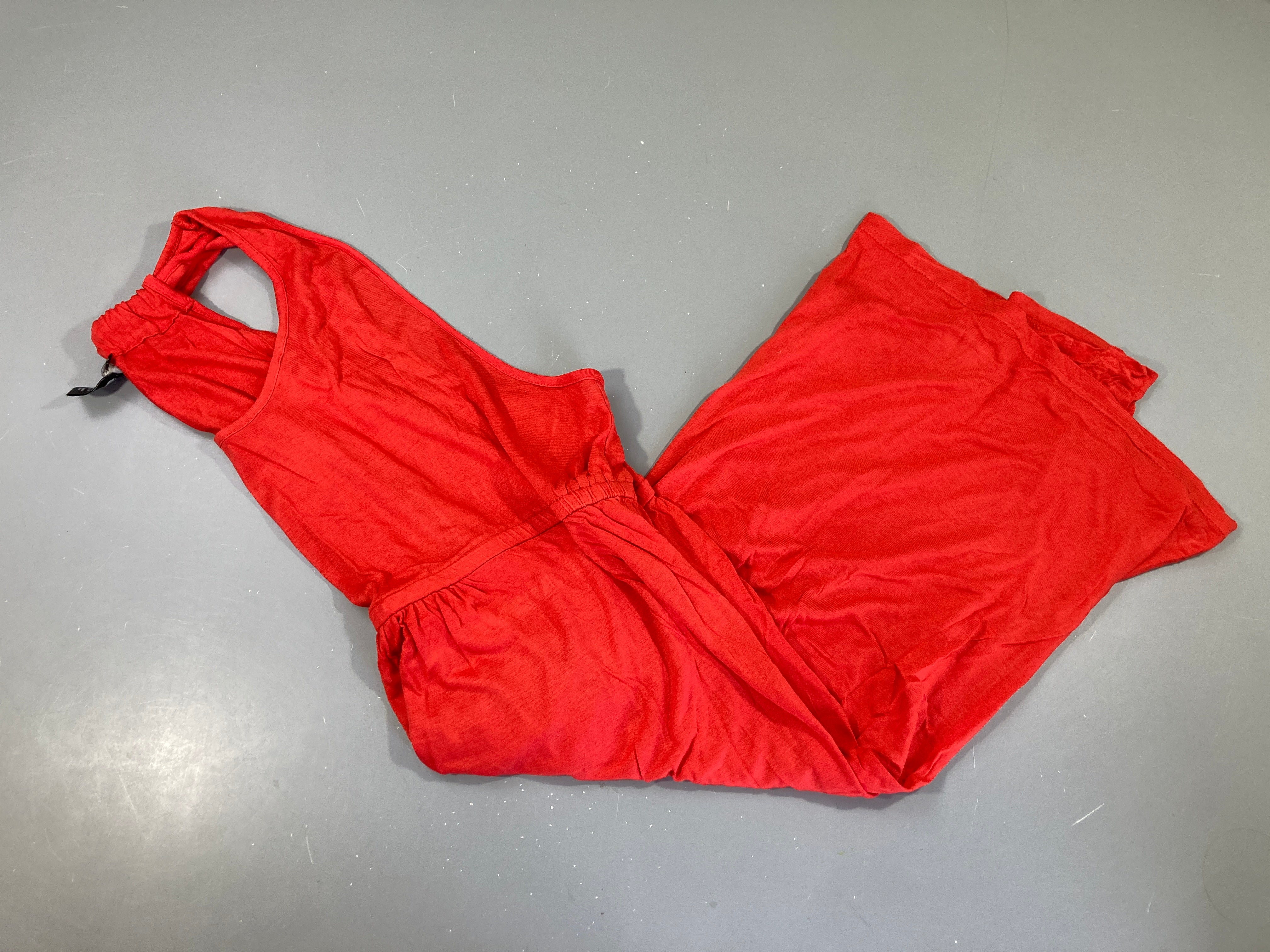 Robe s.m jersey orangée