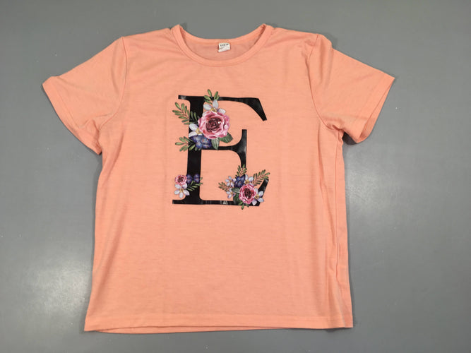 T-shirt m.c saumon E-Bouloché, moins cher chez Petit Kiwi