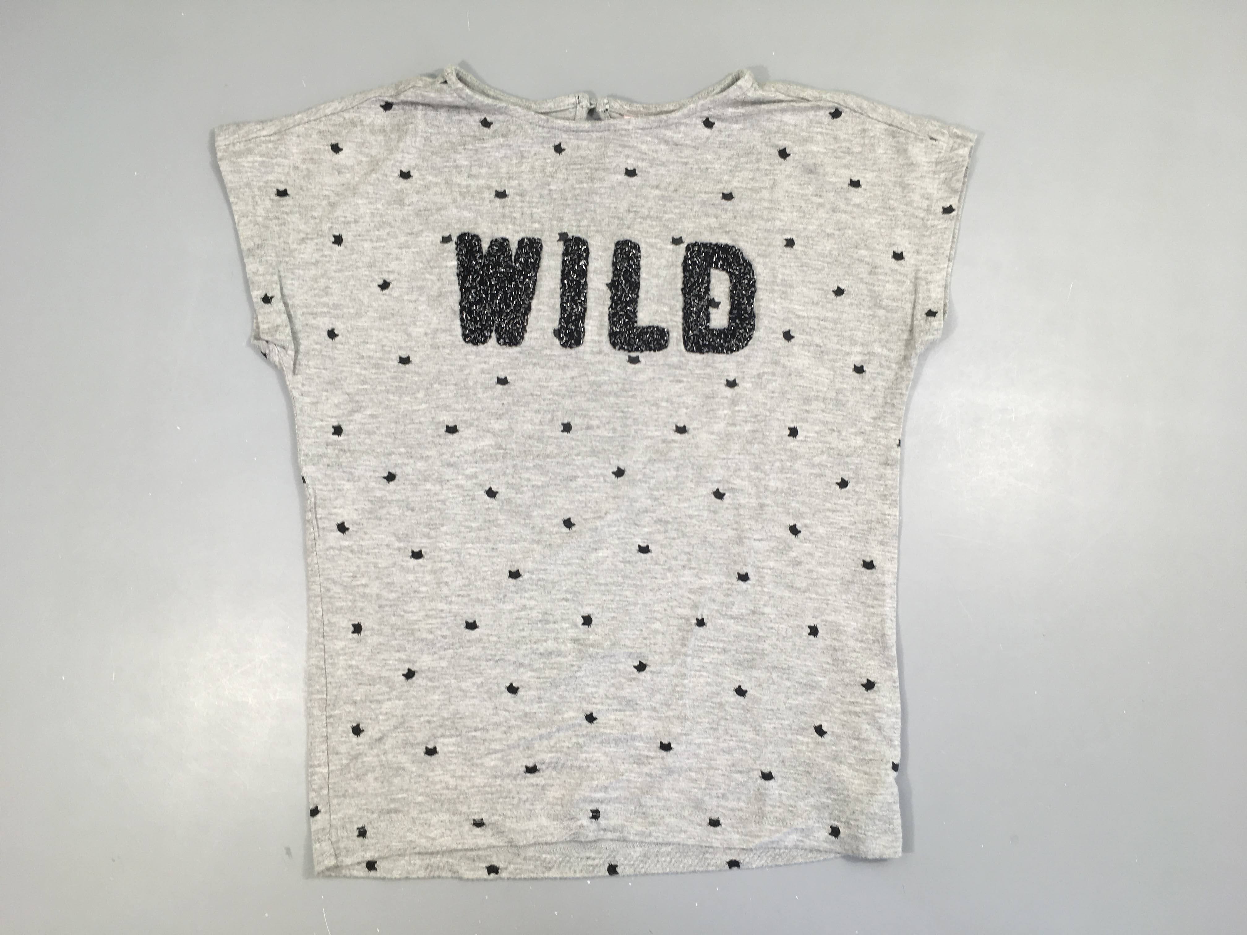 T-shirt m.c gris Wild-Bouloché