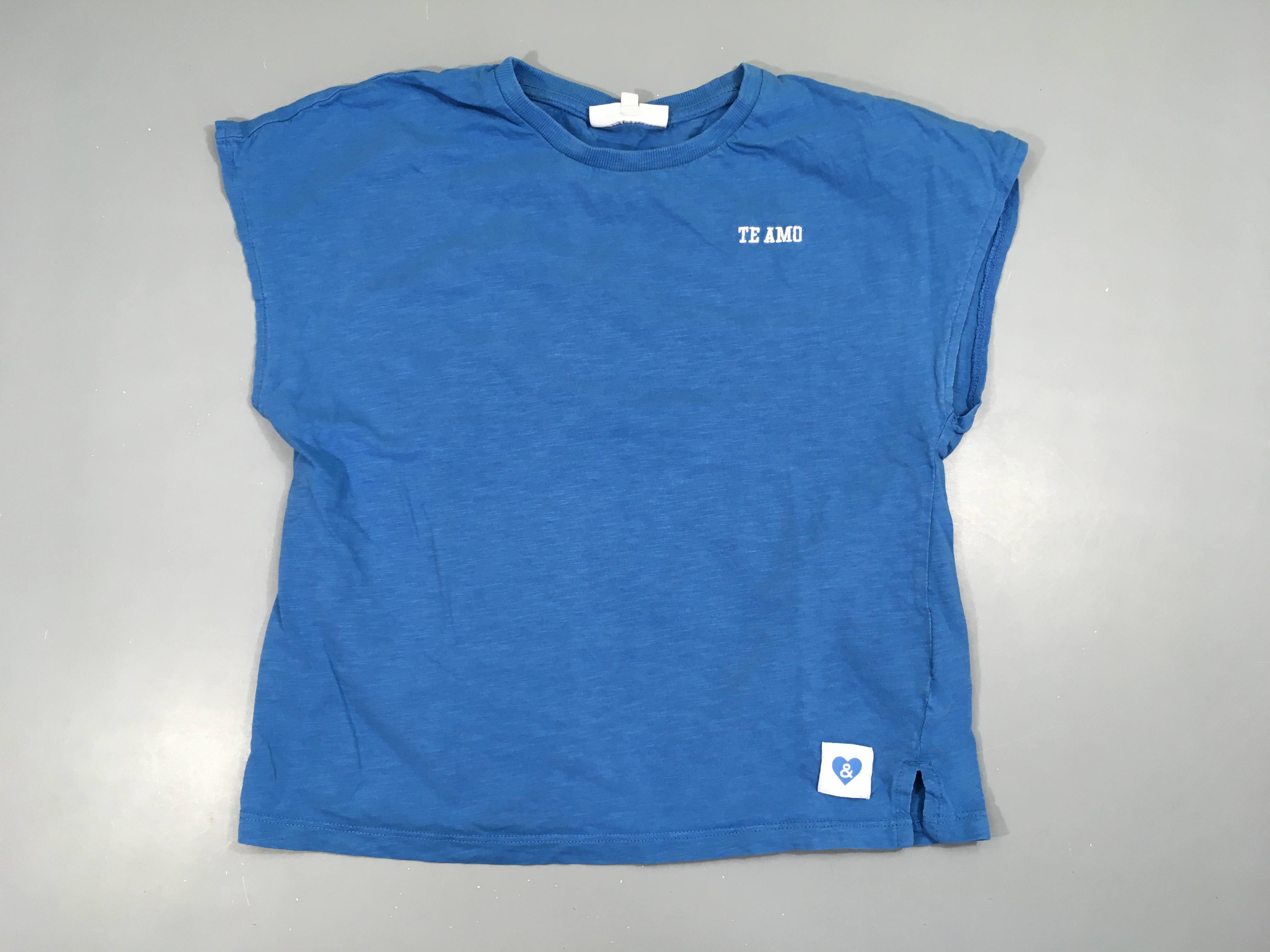 T-shirt m.c bleu Te Amo