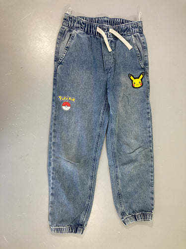 Jeans taille et chevilles élastiques Pokemon, moins cher chez Petit Kiwi