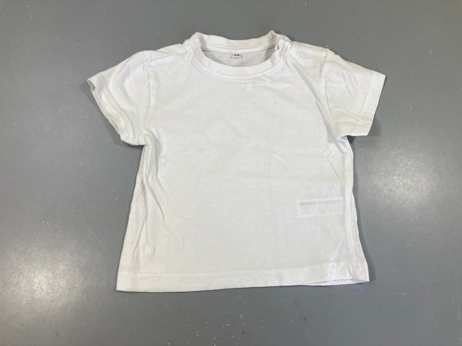 T-shirt m.c blanc, moins cher chez Petit Kiwi
