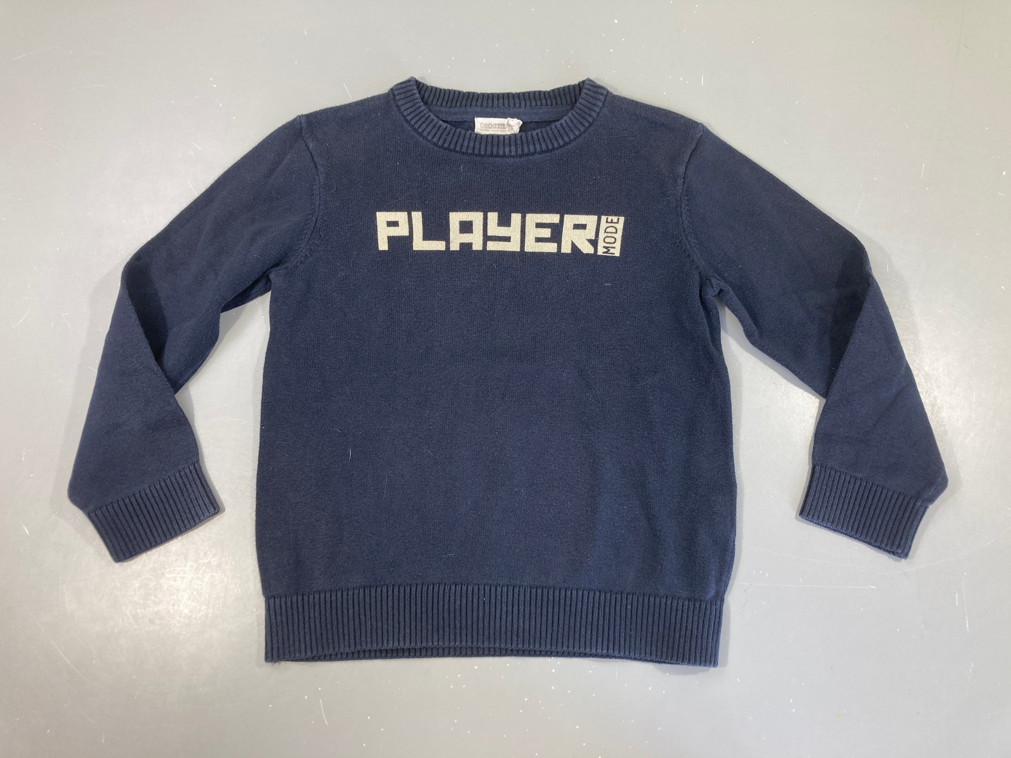 Pull bleu foncé Player