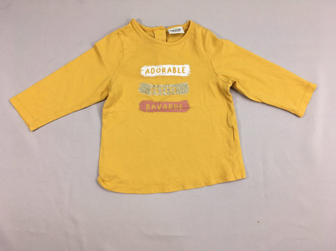 T-shirt m.l jaune Adorable, moins cher chez Petit Kiwi