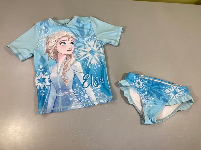 T-shirt m.c anti-uv + Culotte de maillot, moins cher chez Petit Kiwi