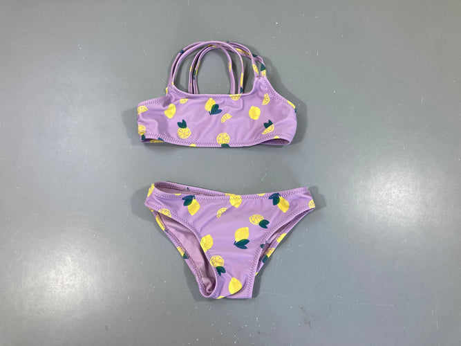 Bikini lilas citrons, moins cher chez Petit Kiwi