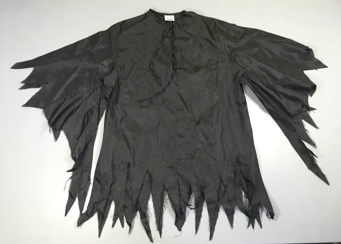 Déguisement Halloween robe de sorcier/sorcière noire effet déchiré, moins cher chez Petit Kiwi