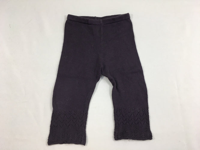 Legging mailles mauve, moins cher chez Petit Kiwi