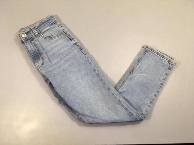 Pantalon denim clair slim, moins cher chez Petit Kiwi