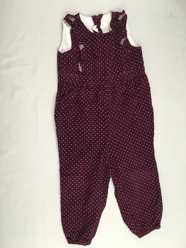 Salopette velours côtelé bordeau, moins cher chez Petit Kiwi