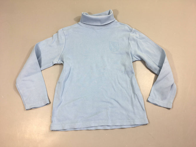 T-shirt m.l col roulé bleu clair ORC, moins cher chez Petit Kiwi