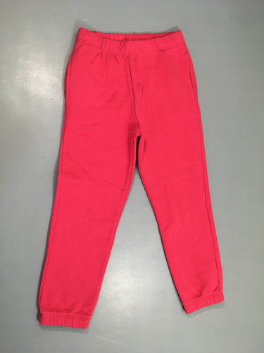 Pantalon de training rose, légèrement bouloché, moins cher chez Petit Kiwi