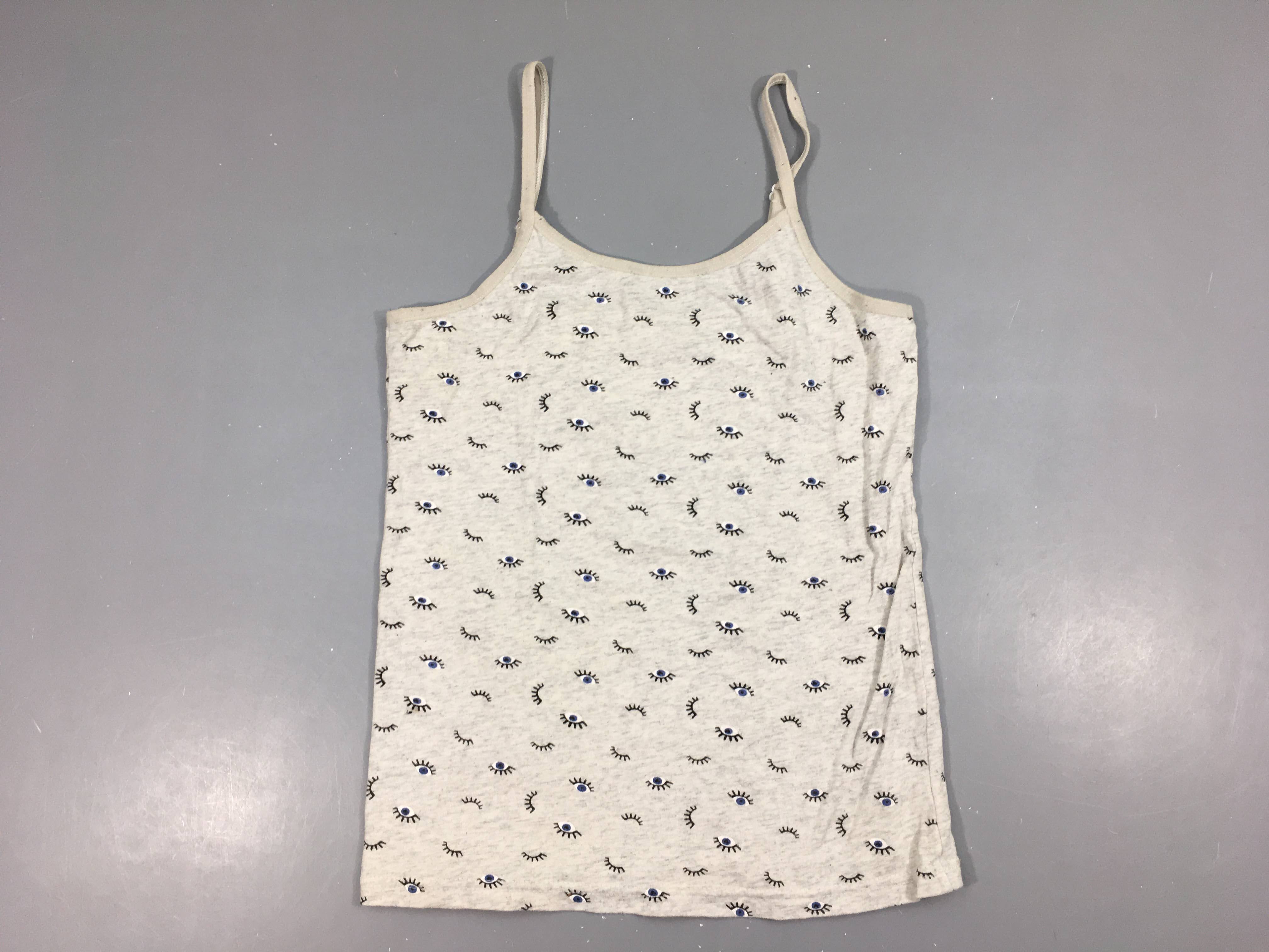 Chemisette s.m grise cils