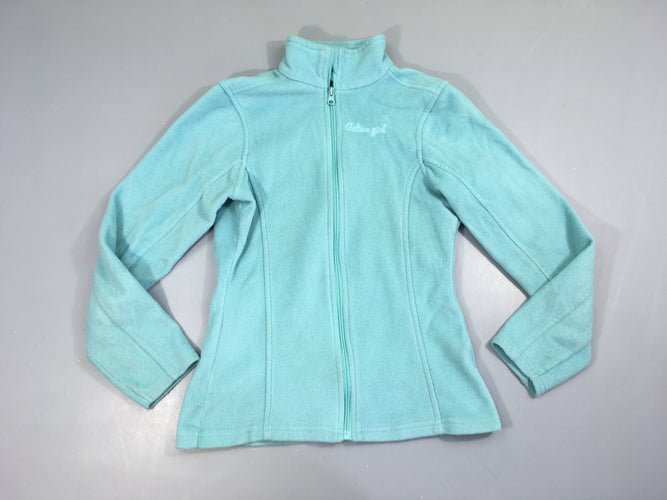 Polar zippé turquoise active girl, moins cher chez Petit Kiwi