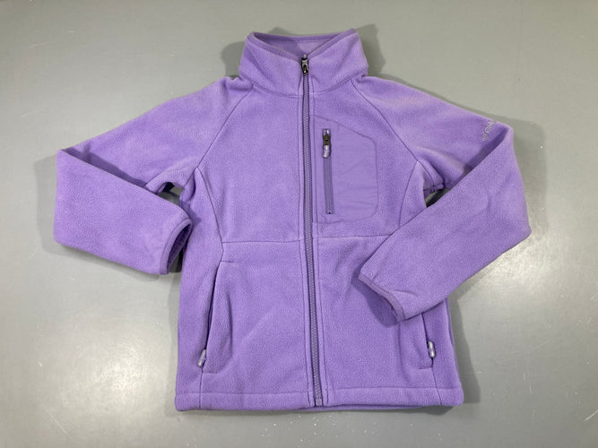 Polar zippé Lila Columbia, moins cher chez Petit Kiwi
