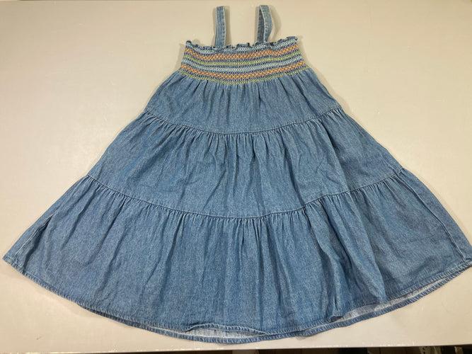 Robe s.m denim s.moks fils orange-vert, moins cher chez Petit Kiwi