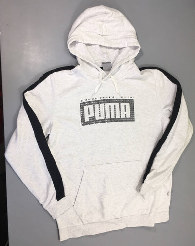 Sweat gris chiné Puma, moins cher chez Petit Kiwi