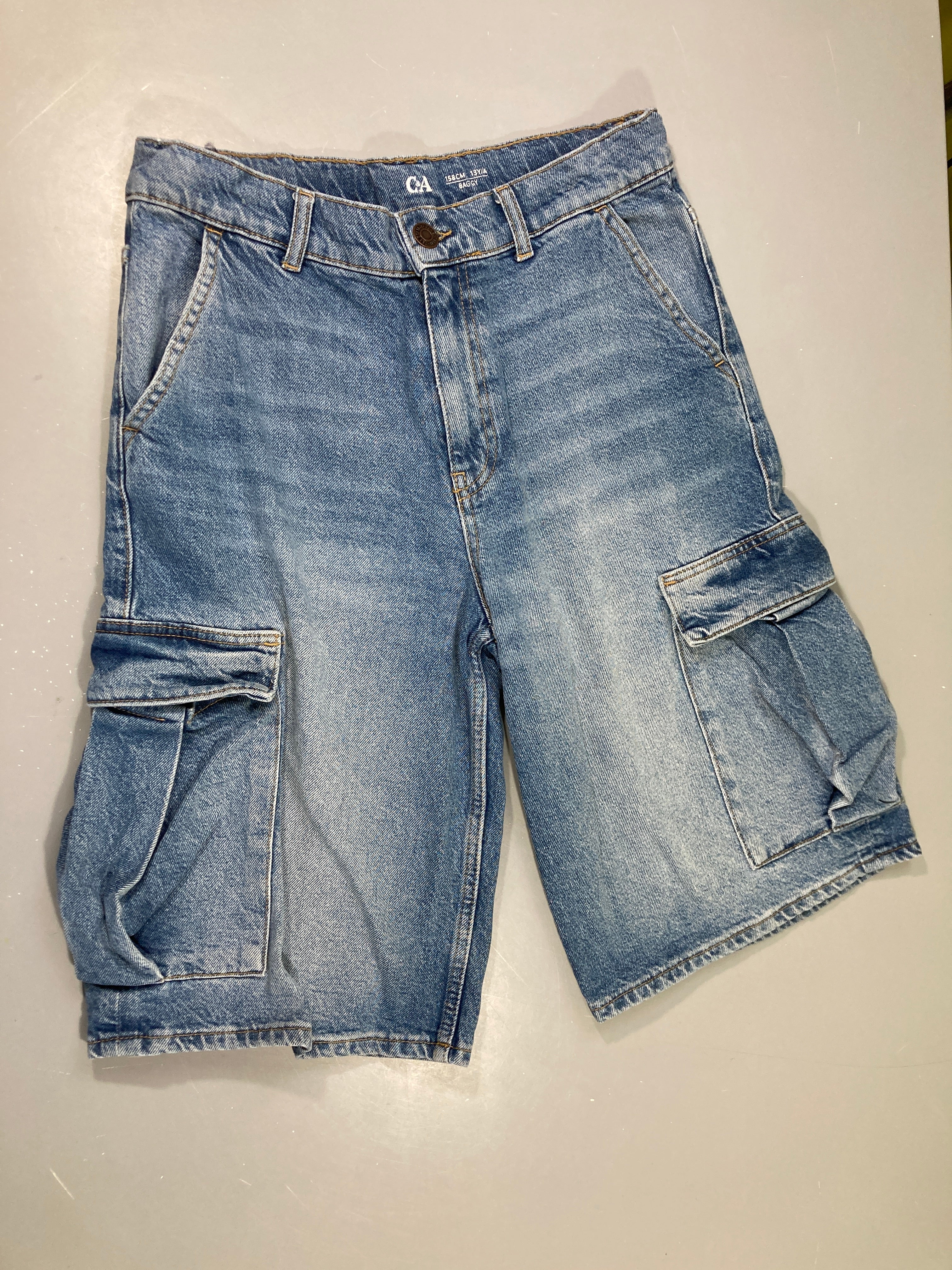 Bermuda Baggy en jean