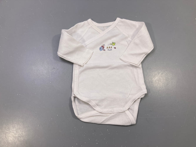 Body m.l blanc tortue, moins cher chez Petit Kiwi
