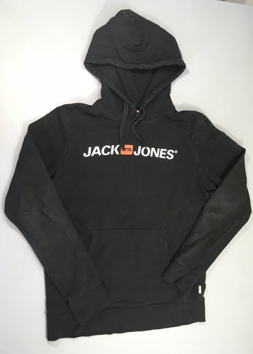 Sweat à capuche noir Jack Jones, moins cher chez Petit Kiwi