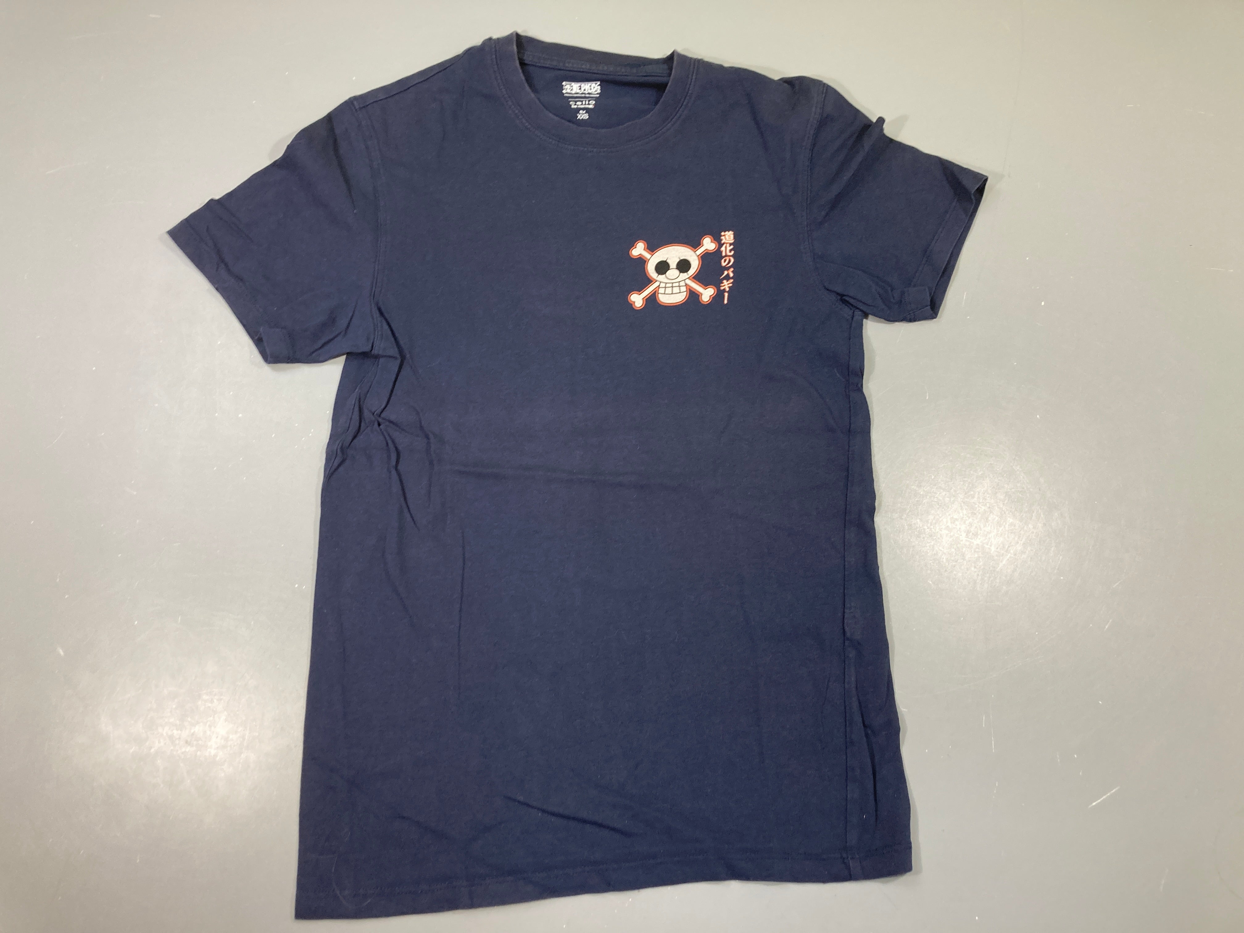 T-shirt m.c bleu foncé Tête de mort