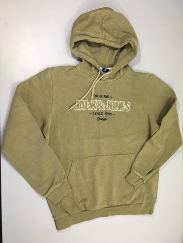 Sweat à capuche kaki Originals, moins cher chez Petit Kiwi