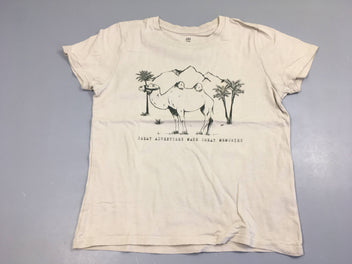 T-shirt m.c beige, chameau