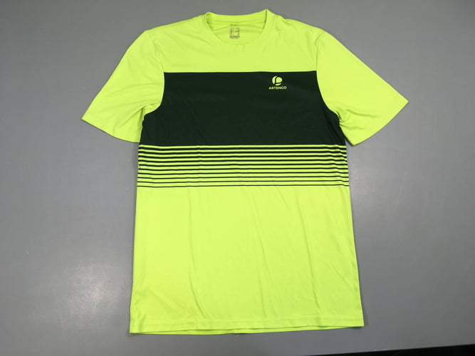 T-shirt m.c jaune néon Artengo, moins cher chez Petit Kiwi