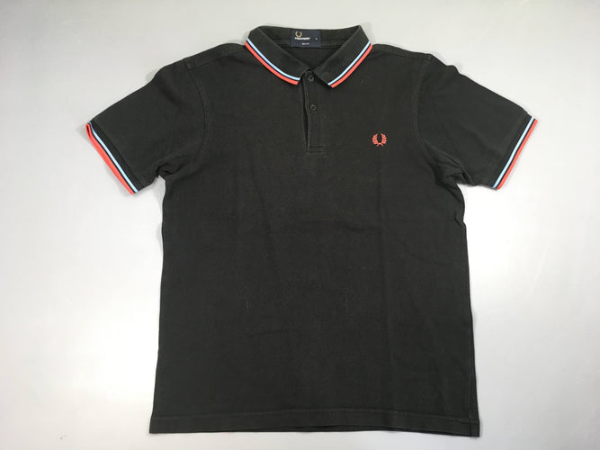 Polo m.c noir Slim Fit Fred Perr.y, moins cher chez Petit Kiwi