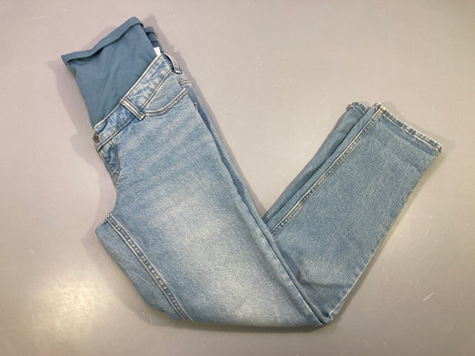 Jeans clair de grossesse, moins cher chez Petit Kiwi