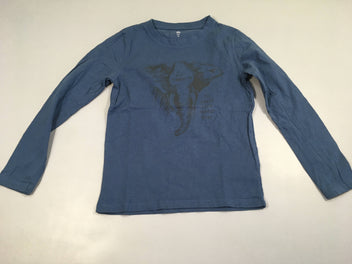 T-shirt m.l bleu foncé, éléphant