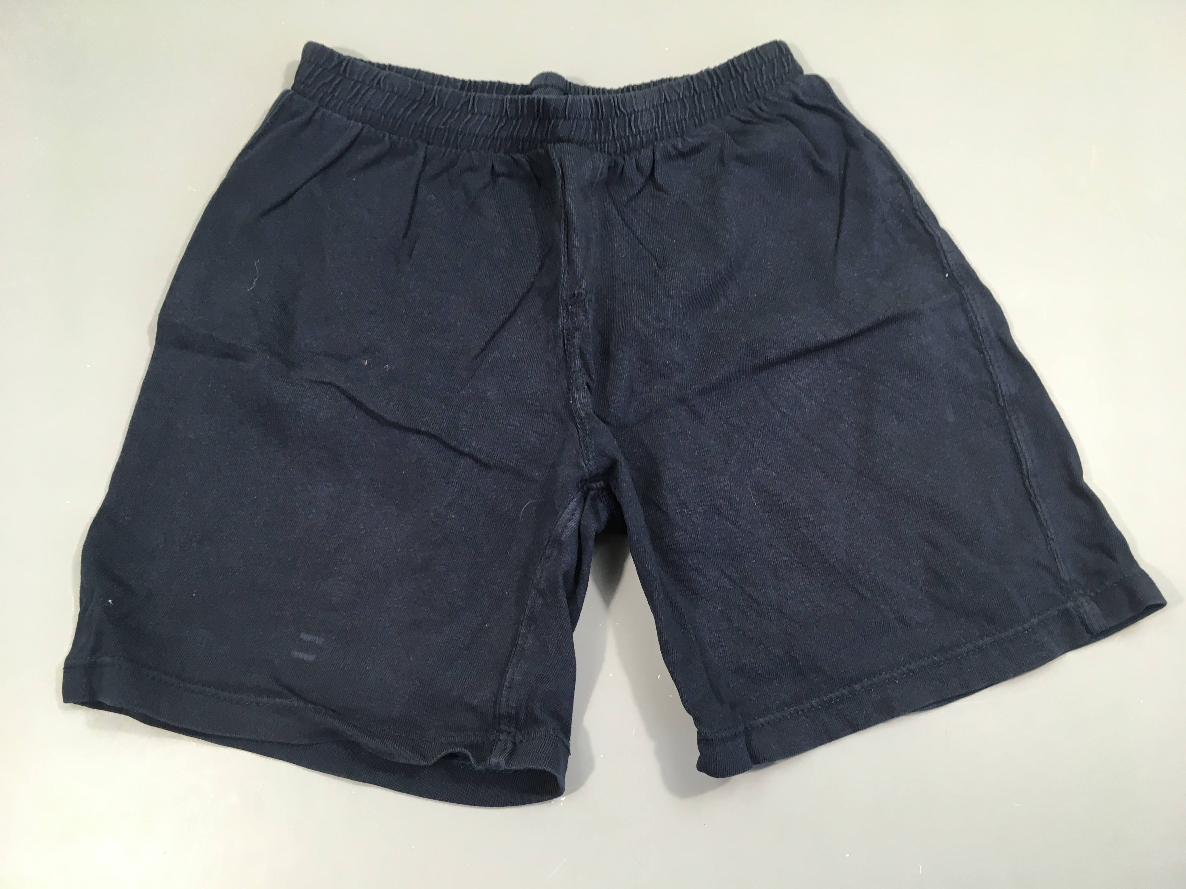 Short jersey bleu foncé