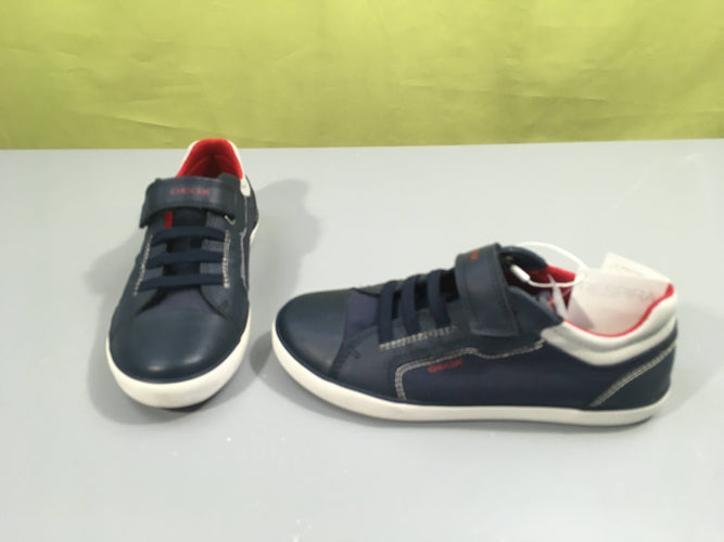 Neuves-Baskets Geox bleu foncé, moins cher chez Petit Kiwi